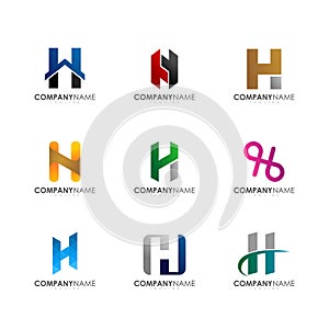 H logo design