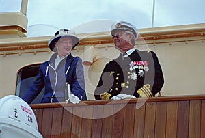 H.M.the Queen Margrethe & Prince Henrik in Aarhus