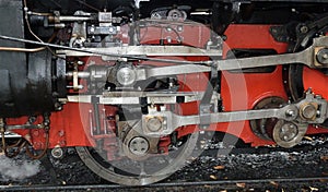 Steam Train Locomotive Drive Wheel