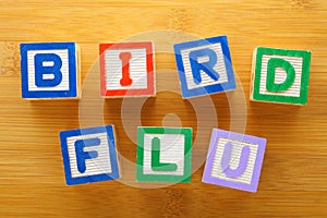 H7N9 bird flu toy block