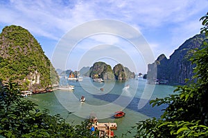 Ha Long Bay in Vietnam photo