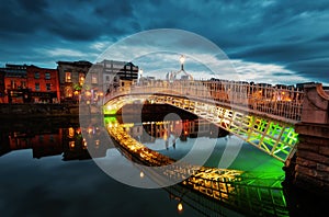 Ha`penny Bridge Dublin photo