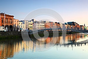 Ha'penny Bridge is pedestrian bridge