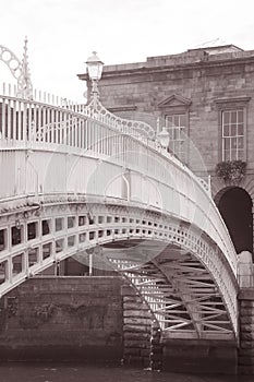 Ha'penny Bridge, River Liffey, Dublin