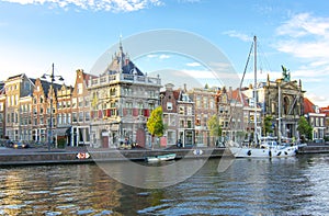 Haarlem canals and architecture, Netherlands