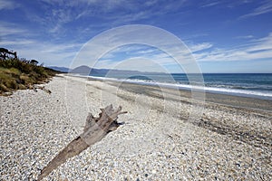 Haast beach, South Island of New Zealand