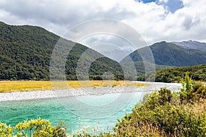 Haast River Landsborough Valley New Zealand