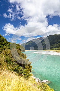 Haast River Landsborough Valley New Zealand