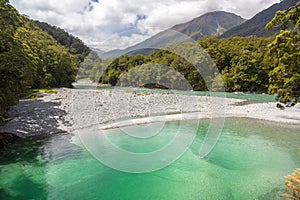 Haast River Landsborough Valley New Zealand