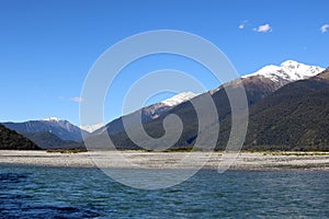 Haast River, Mt Solution, Mt Ward, Mt Trent, NZ