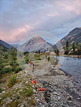 Habba Khatoon Peak In Neelum Valley Gurez Kashmir photo