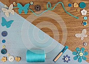 Haberdashery crafts background