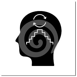 Habit creation glyph icon