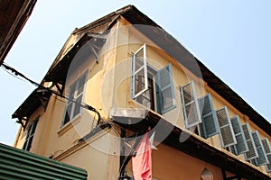 habitation building in luang prabang (laos)