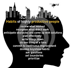 Habits productive people