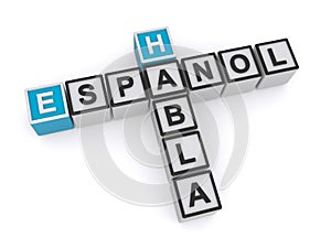 Habla Espanol illustration photo