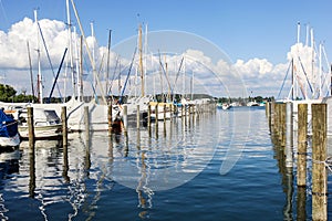 At the habor of Lake of Constance in Germany