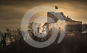 Habsburg Castle located in the Aargau