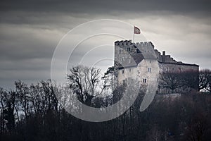 Habsburg Castle located in the Aargau photo