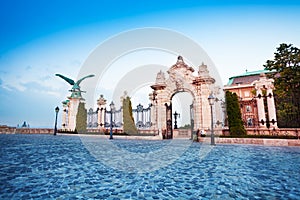 Habsburg Gate in Budapest, Hungary