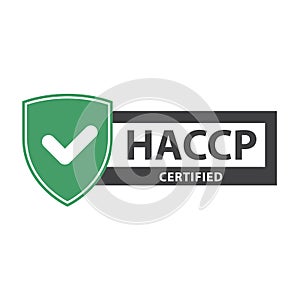 HACCP certificate plate - website emblem of HACCP standard