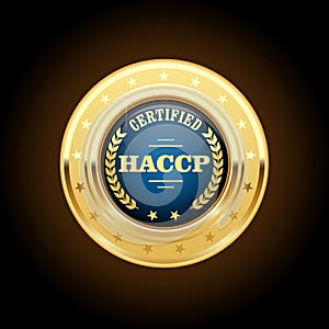 HACCP certified gold medal - Hazard Analysis
