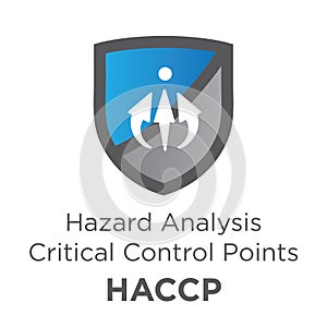 HACCP - Hazard Analysis Critical Control Points icon with award or checkmark