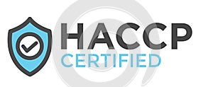 HACCP - Hazard Analysis Critical Control Points icon with award or checkmark