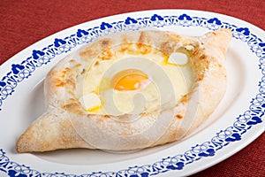 Hachapuri with egg