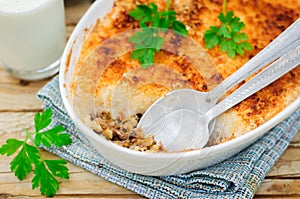 Hachis Parmentier, French Version of Shepherd's Pie