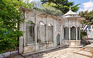 Haci Mehmet Emin Aga Fountain, or Sebil, near Dolmabahce, Istanbul, Turkey