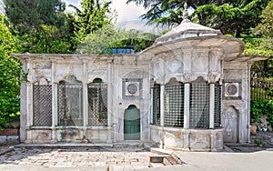 Haci Mehmet Emin Aga Fountain, or Sebil, near Dolmabahce, Istanbul, Turkey