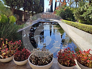 La ConcepciÃ³n located on the banks of the Guadalmedina River, north of the city of Malaga. photo