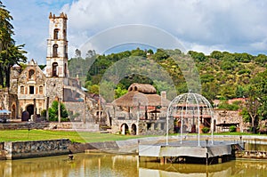 Hacienda Santa Maria Regla, Hidalgo. Mexico. photo