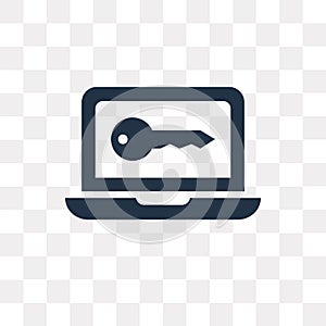 Hack vector icon isolated on transparent background, Hack trans