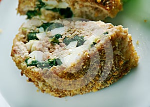 Hackbraten . close up