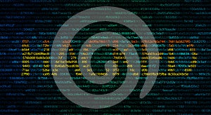 Internet security protection from hacker attacking. Cyber attack and Network Security Concept