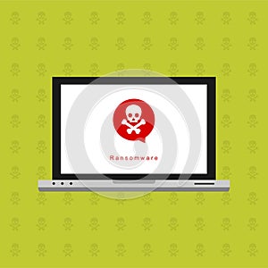 Hacker activity computer.Alert notification on mobile phone vector, malware concept, spam data, fraud internet error, insecure