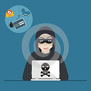 Hacker activity computer and e-mail spam viruses bank account hacking.Hacker activity computer and e-mail spam viruses bank