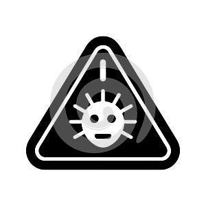 Hacker Attack Alert Cyber Security Protection Icon