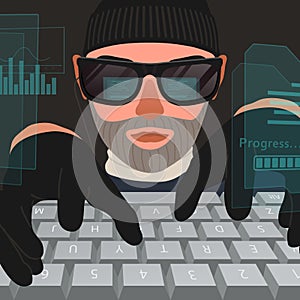 Hacker attack computer system