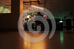 Hacker attack, criminal hacking computer system, stealing data