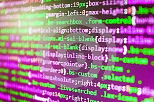 Hacker breaching net security.