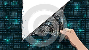 Hacker breaks an abstract computer system