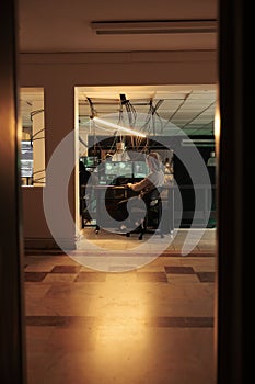 Hacker coding web virus program, stealing privacy information