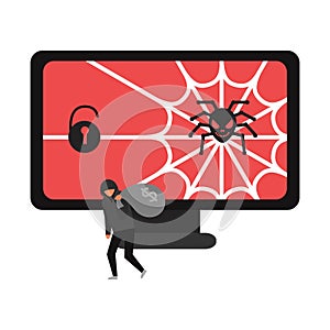 Hacker Computer Net Composition