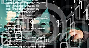 Hacker cyber crime, computer cyber attack, future of technology