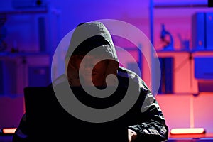 Hacker cyberattack data breach security threat digital crime