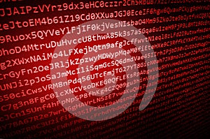 Hacker data theft. Computer virus.