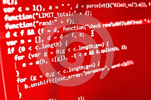 Hacker data theft. Computer virus.